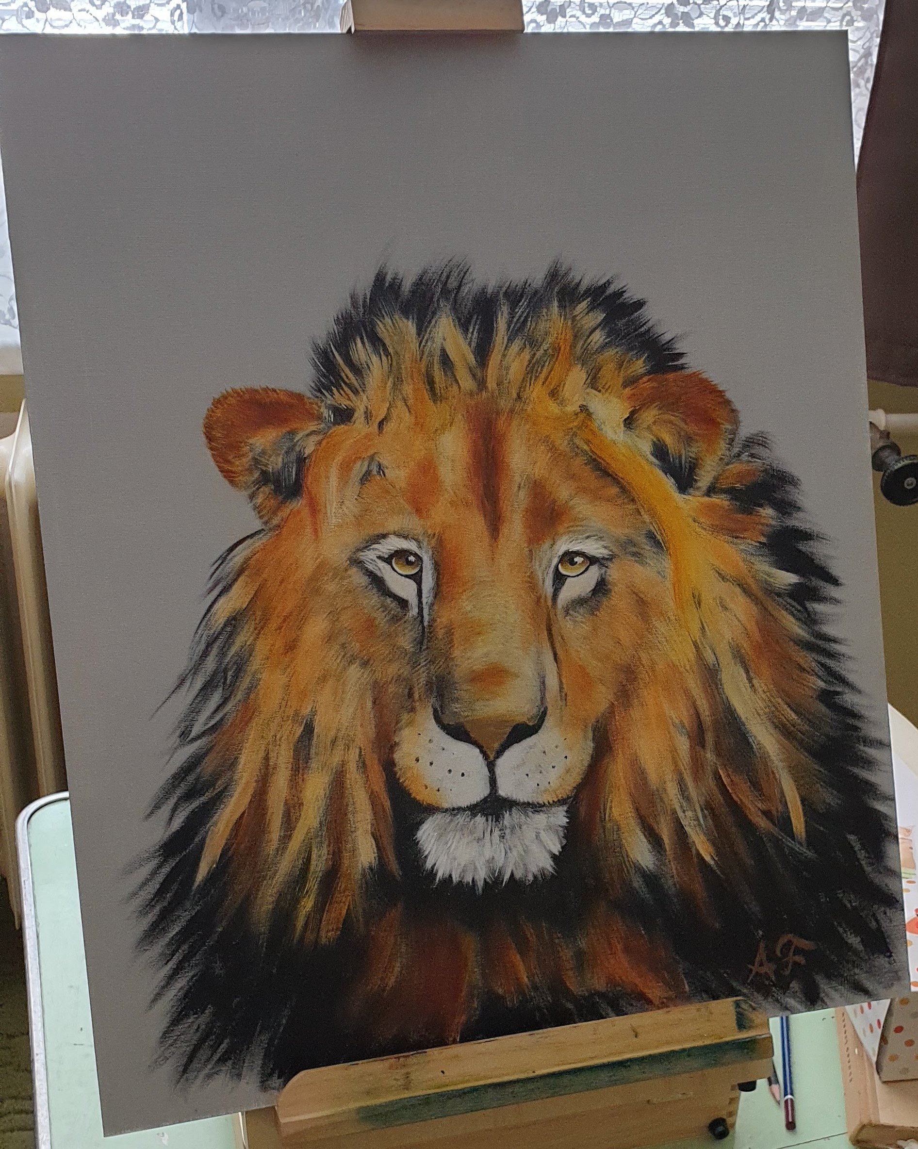 Lion painting without BG finished